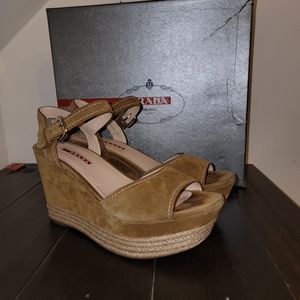 Prada platform sandals